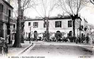 Miliana - Rue Denis-Affre et le Cafe Maure